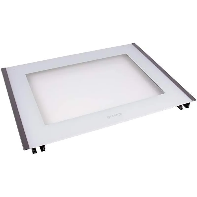 Скло дверей зовнішнє (з кріпленням) для духовки Gorenje 655326 595x455mm