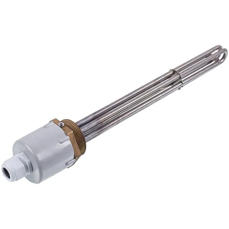 Блок тенів для електричного котла 7,5 кВт 220V (нержавіюча сталь) L=340mm гайка 2&apos&apos Kawai