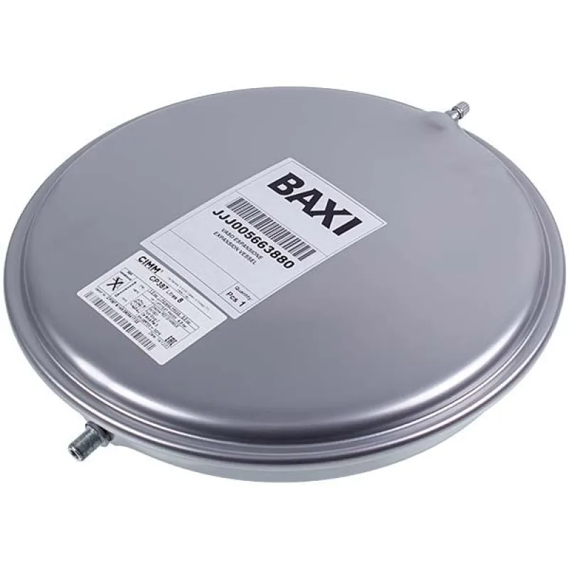 Розширювальний бак Cimm 8 л M14x1 для газового котла Baxi Eco, Luna, Main, Westen Quasar, Pulsar 5663880