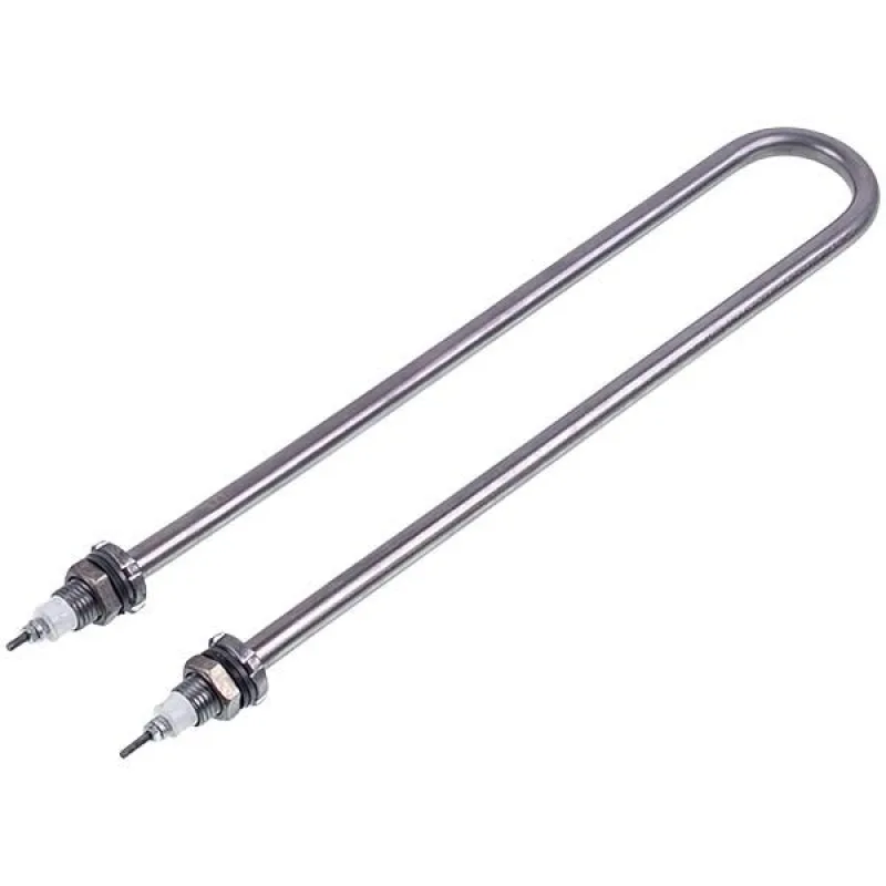Тен для нагріву води 1500W 220V (нержавійка) L=325mm M14 (прямий)