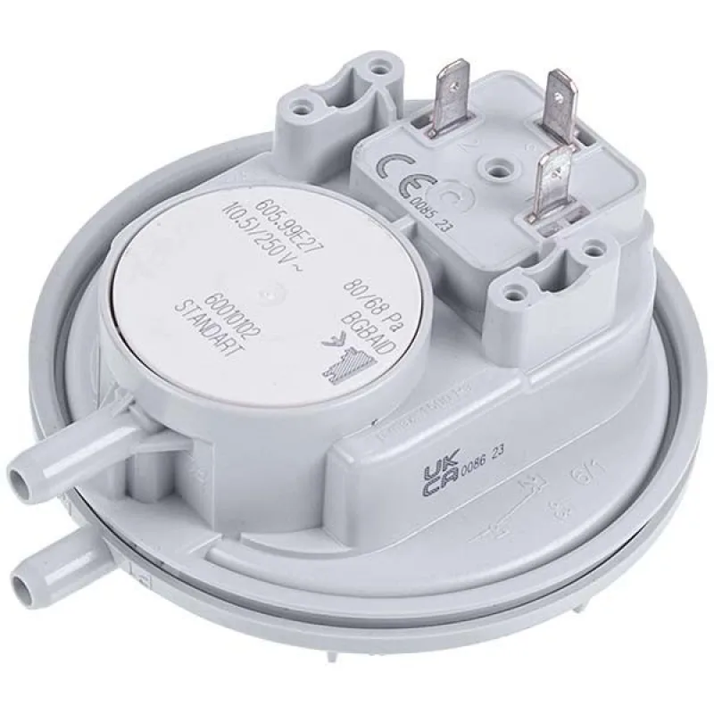 Реле тиску повітря (пресостат) Huba Control 80/68 Пa для газового котла Vaillant TurboTEC Plus/Pro 0020041905