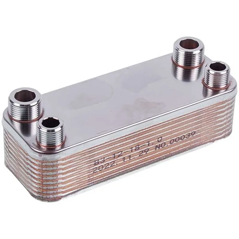 DHW heat exchanger 18 plates for Hermann gas boiler 15004403
