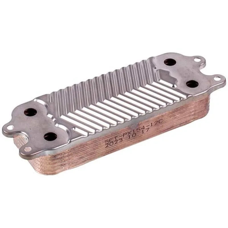 DHW heat exchanger 12 plates for gas boiler 0020020018