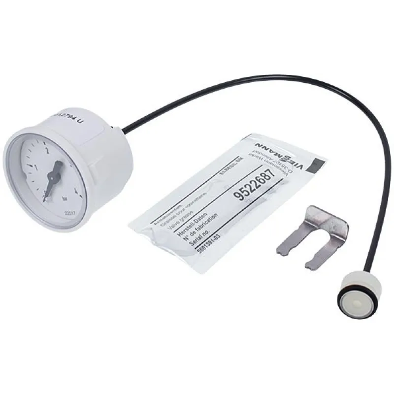 Манометр 0-4 бар D=43/40 мм для газового котла Viessmann Vitopend 100 A1JB/A1HB 7856839