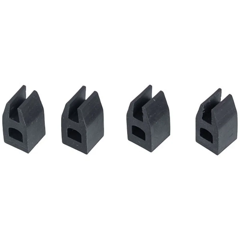 Rubber cooker grate pads, 4 pcs