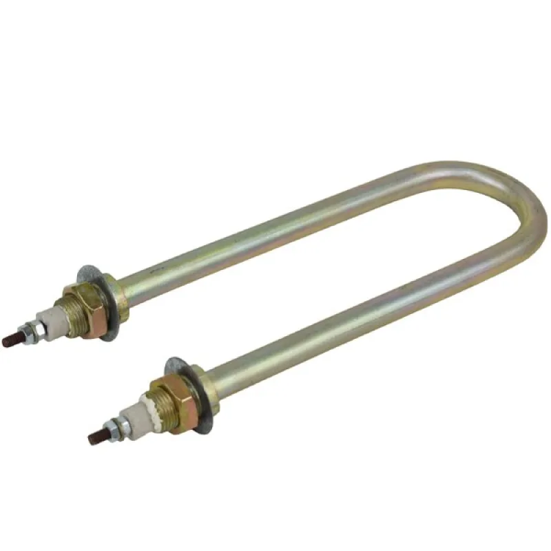 Тен для нагріву води 2500W 220V (оцинкована сталь) L=200mm M18 (прямий)
