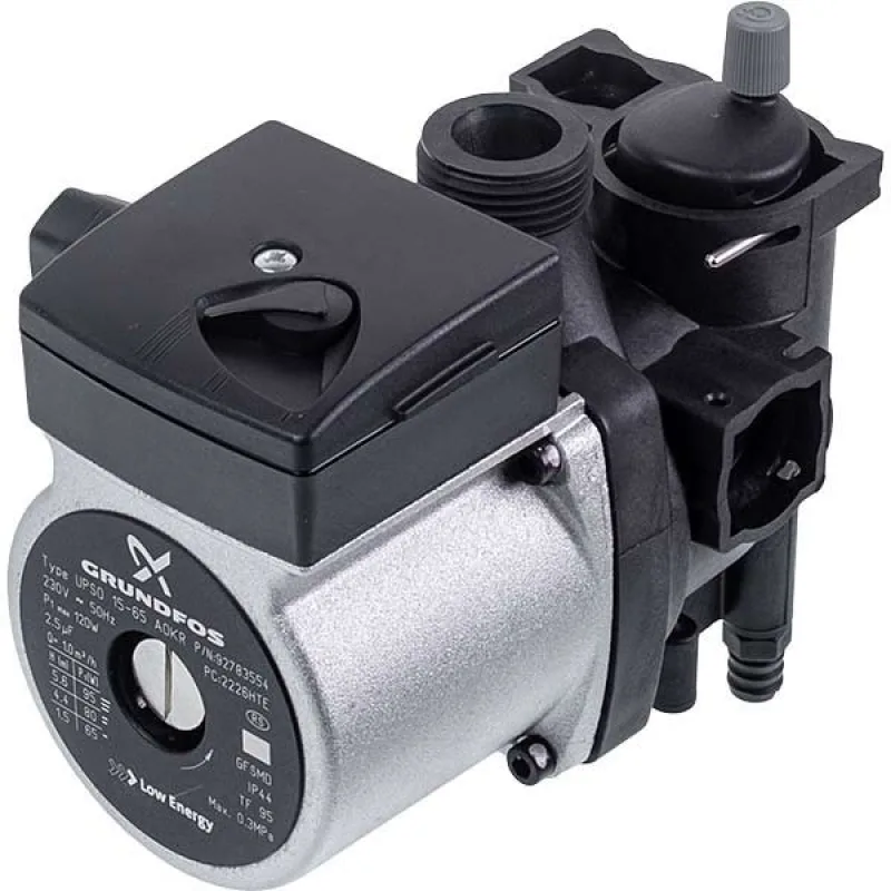 Насос циркуляційний у зборі Grundfos UPSO 15-65 95 Вт (зворотне обертання) для газового котла 7828743