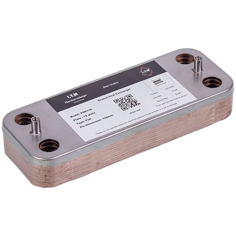 DHW plate heat exchanger 12 plates for Viessmann Vitopend 100 WH1D 7828745