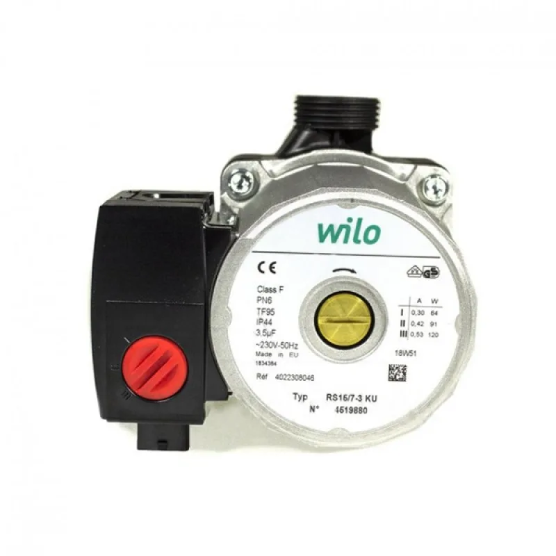 Насос циркуляційний у зборі Wilo RS 15/7-3-KU 120 Вт для конденсаційного котла Biasi Multiparva Cond BI1482109