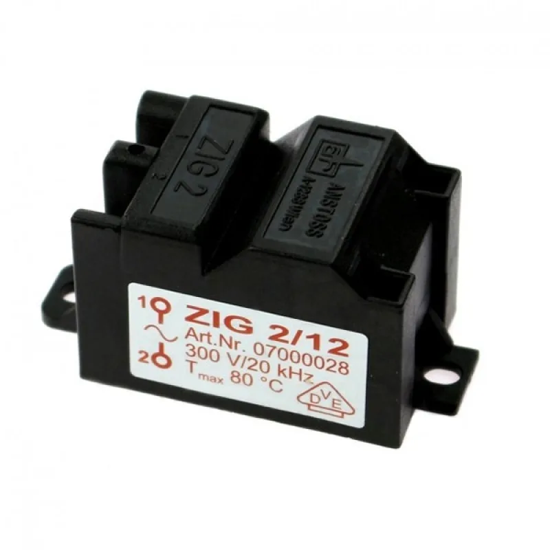 Трансформатор розпалу ZIG 2/12 для газового котла Saunier Duval Themaclassic, Combitec, Isofast, Isomax S5742700