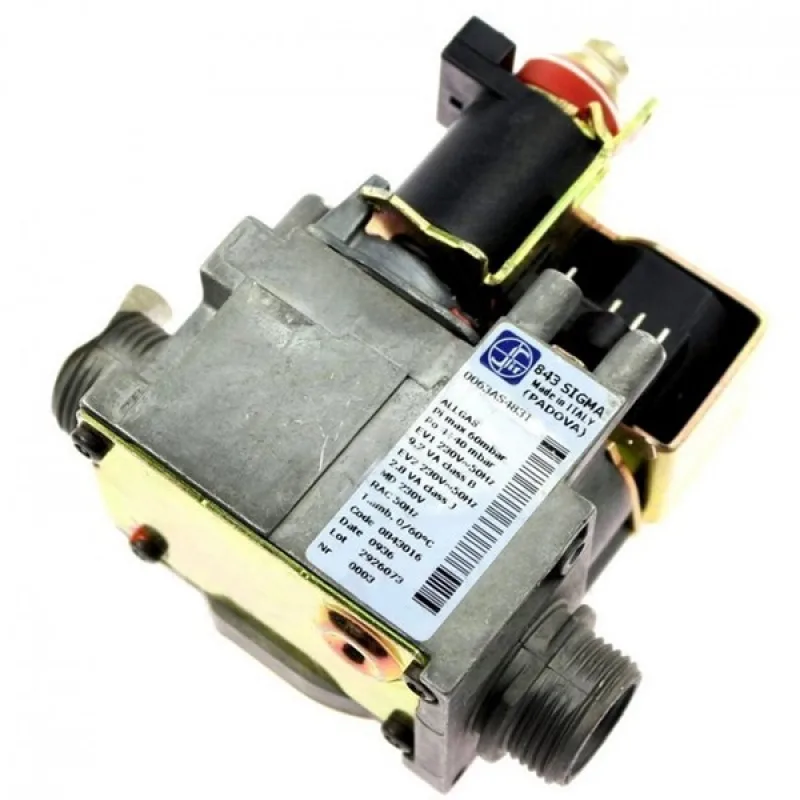 Газовий клапан Sit Sigma 843 (0.843.016) для газового підлогового котла Protherm Ведмідь KLZ 0020025317