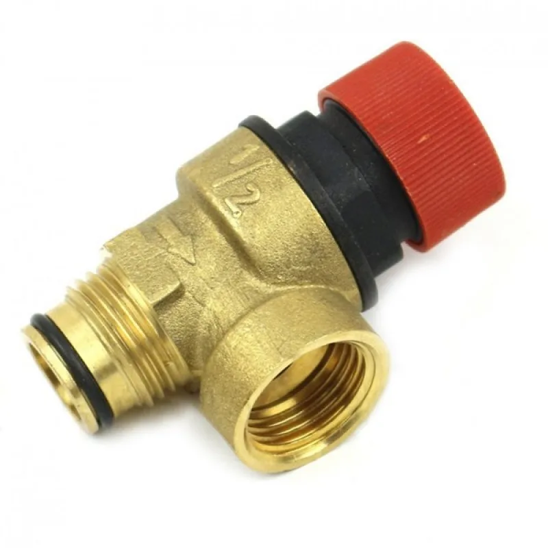 Запобіжний клапан 3 бар 1/2" (з ущільнювачем) для газового котла Hermann Habitat 2, Micra 2, Eura, Supermicra155600001