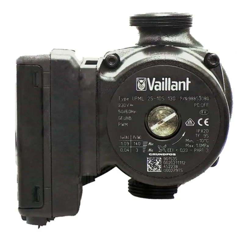 Частотний насос у зборі Grundfos UPML 25-105 130 для конденсаційного котла Vaillant ecoTec plus VU 656 0020211454
