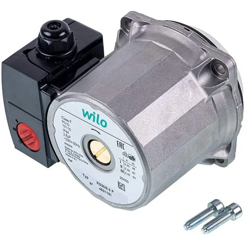 Насос циркуляційний Wilo RS 25/6-3 P 93 Вт D=30 мм для газового котла