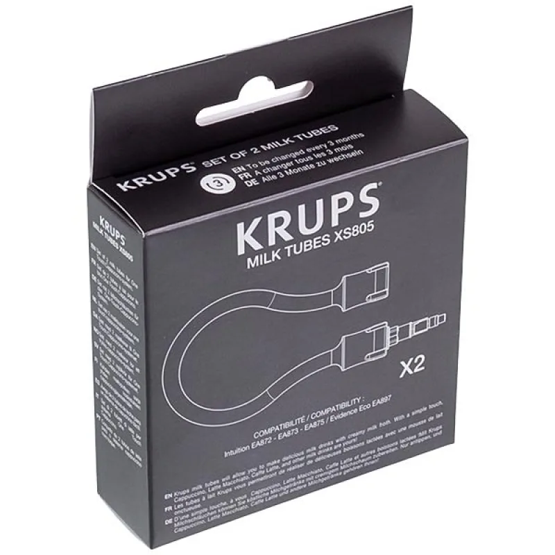 Комплект з 2-х гумових трубочок для кавомашин Krups XS805000 Intuition та Evidence ECO