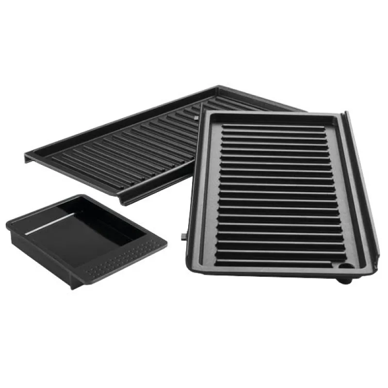 Набір жарочних панелей для електрогриля Delonghi 5523110001 (2 шт.)