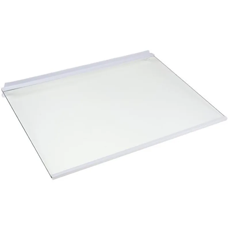 Полиця (верхня) для холодильника Bosch 11048608 485x365mm (скляна, з обрамленням)