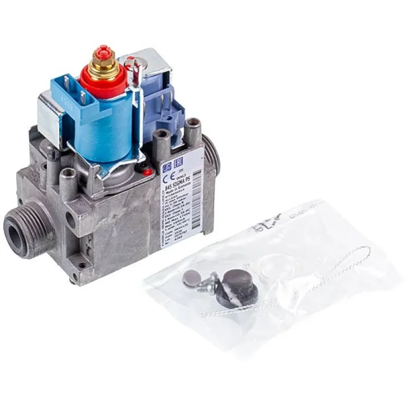 Газовий клапан Sit Sigma 845 (0.845.120) 17 В для газового котла Bosch Gaz 6000, Buderus U072 18-35 кВт