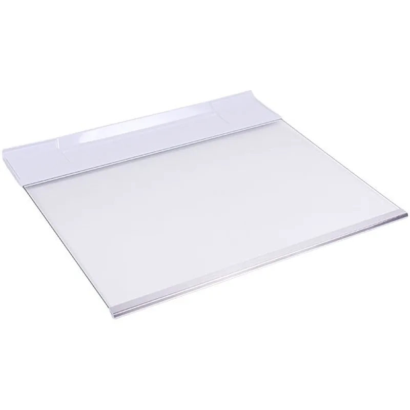 Полиця над ящиком для овочів у холодильник Samsung DA97-13550C 480x435mm (скляна, з обрамленням)