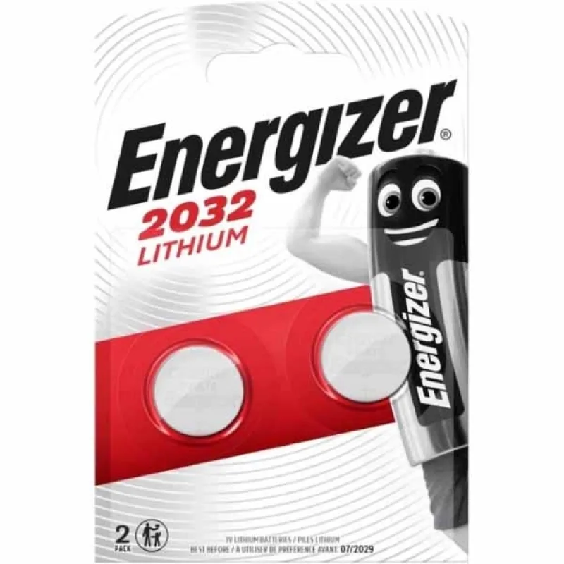 Батарейка Energizer 2032 (CR2032) Lithium 3V блістер 2 шт.