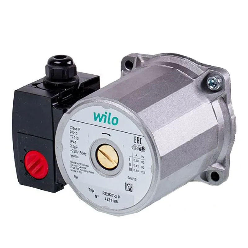 Насос циркуляційний Wilo RS 25/7-3 P 132 Вт для газового котла