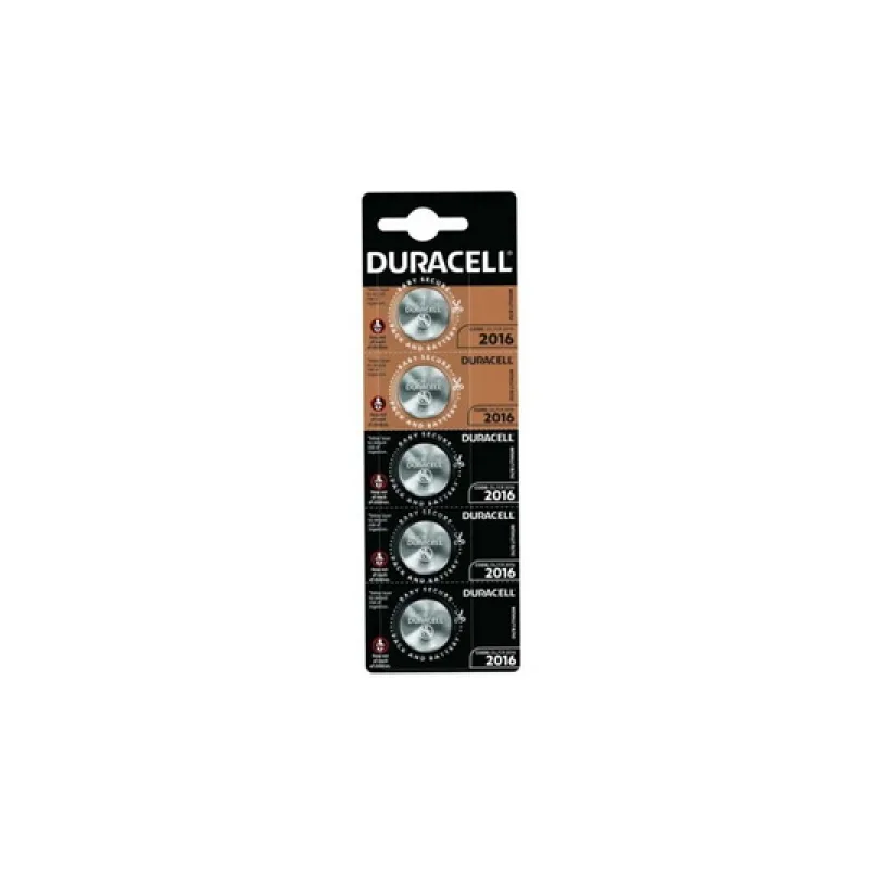 Батарейка Duracell CR2016 3V блістер 5 шт.