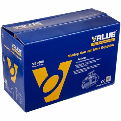 Вакуумний насос Value VE-260 (2 ступ./170 л/хв.) - Зображення 6