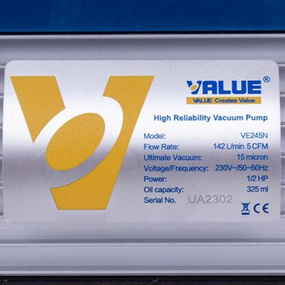 Вакумний насос Value VE-245 (2 ступ./128 літ/хв.) - Зображення 2