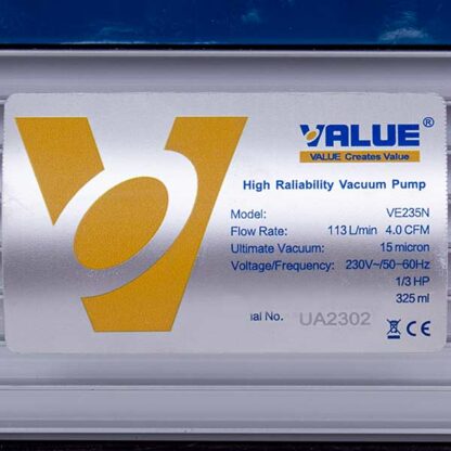 Вакумний насос Value VE-235 (2 ступ., 100 літ/хв.) - Зображення 2